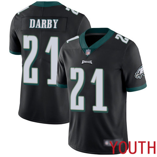 Youth Philadelphia Eagles #21 Ronald Darby Black Alternate Vapor Untouchable NFL Jersey Limited Player Football